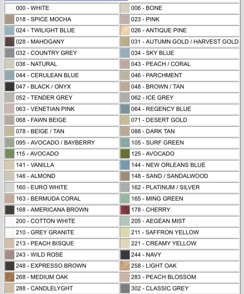 re-glazing colors